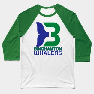 Binghamton Whalers Hockey Baseball T-Shirt